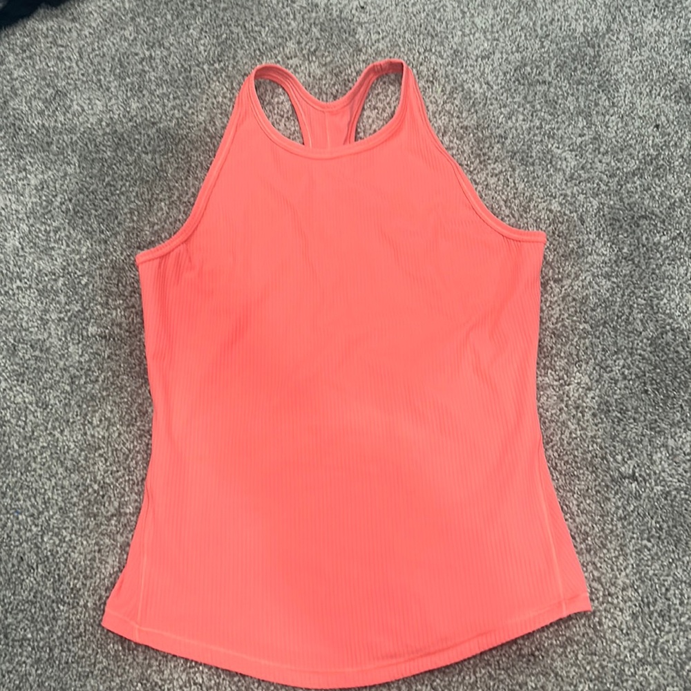 lulu peach tank top